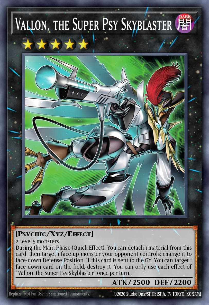 Vallon, the Super Psy Skyblaster Duelist's Advance card