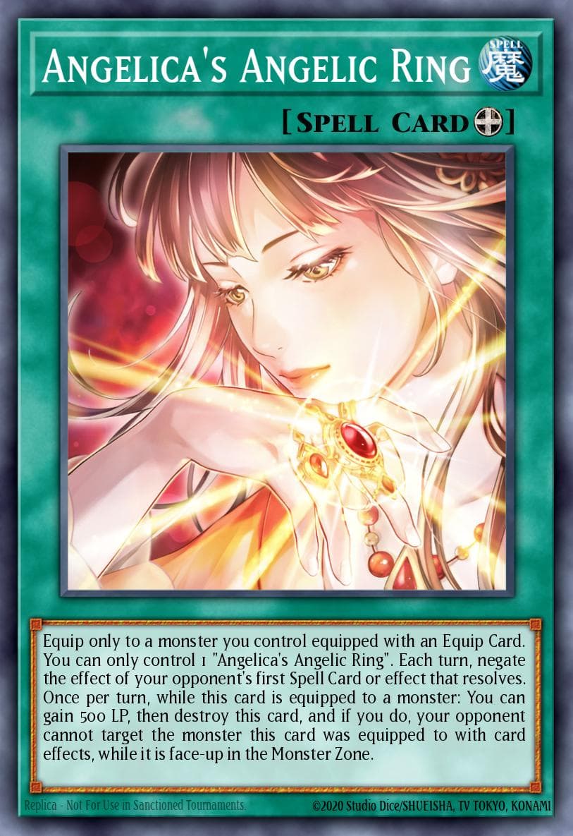 Angelica's Angelic Ring 25th Anniversary Tin: Dueling Mirrors card