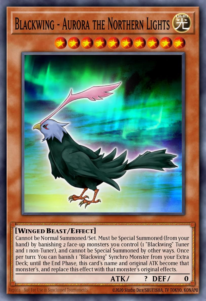 Blackwing - Aurora the Northern Lights Starstrike Blast Sneak Peek Participation Card card