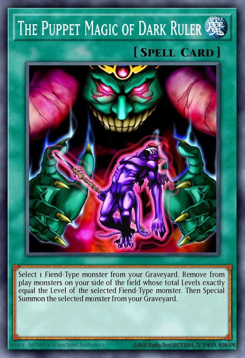 The Puppet Magic of Dark Ruler Dark Beginning 2 card