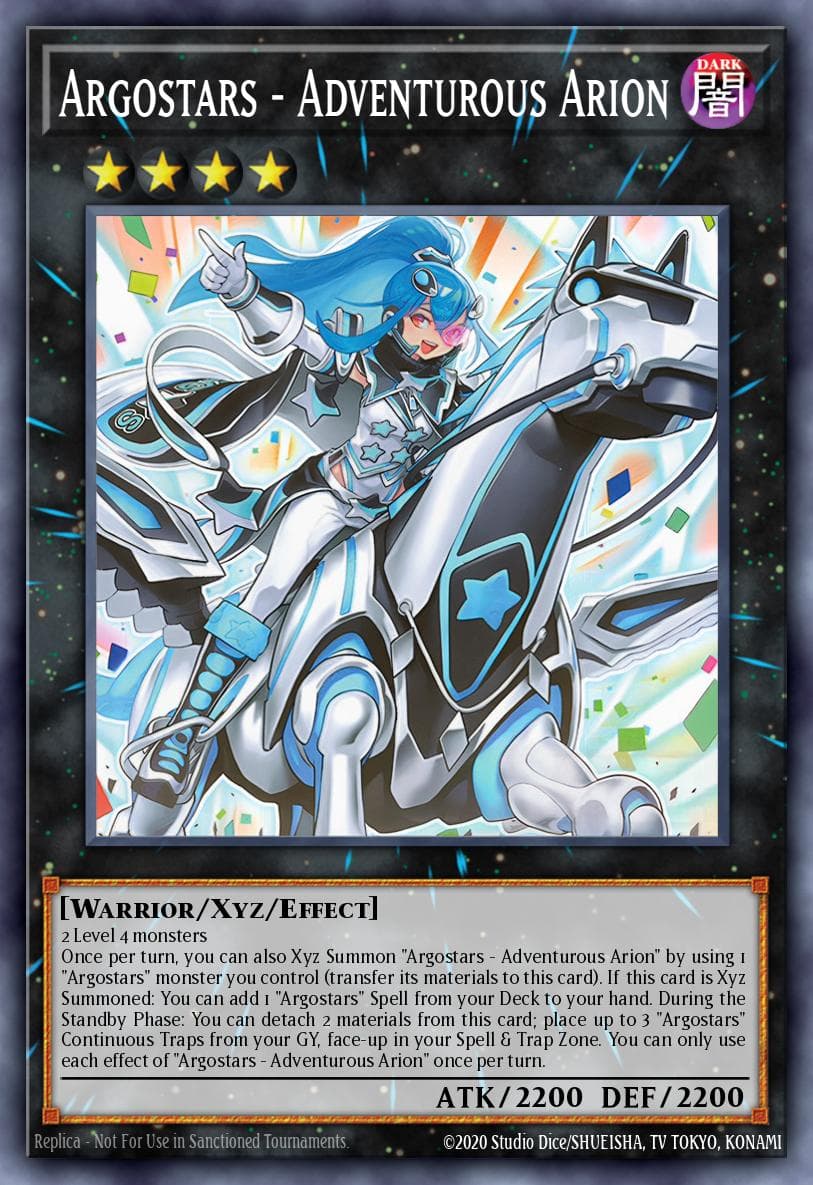 Argostars - Adventurous Arion Duelist's Advance card