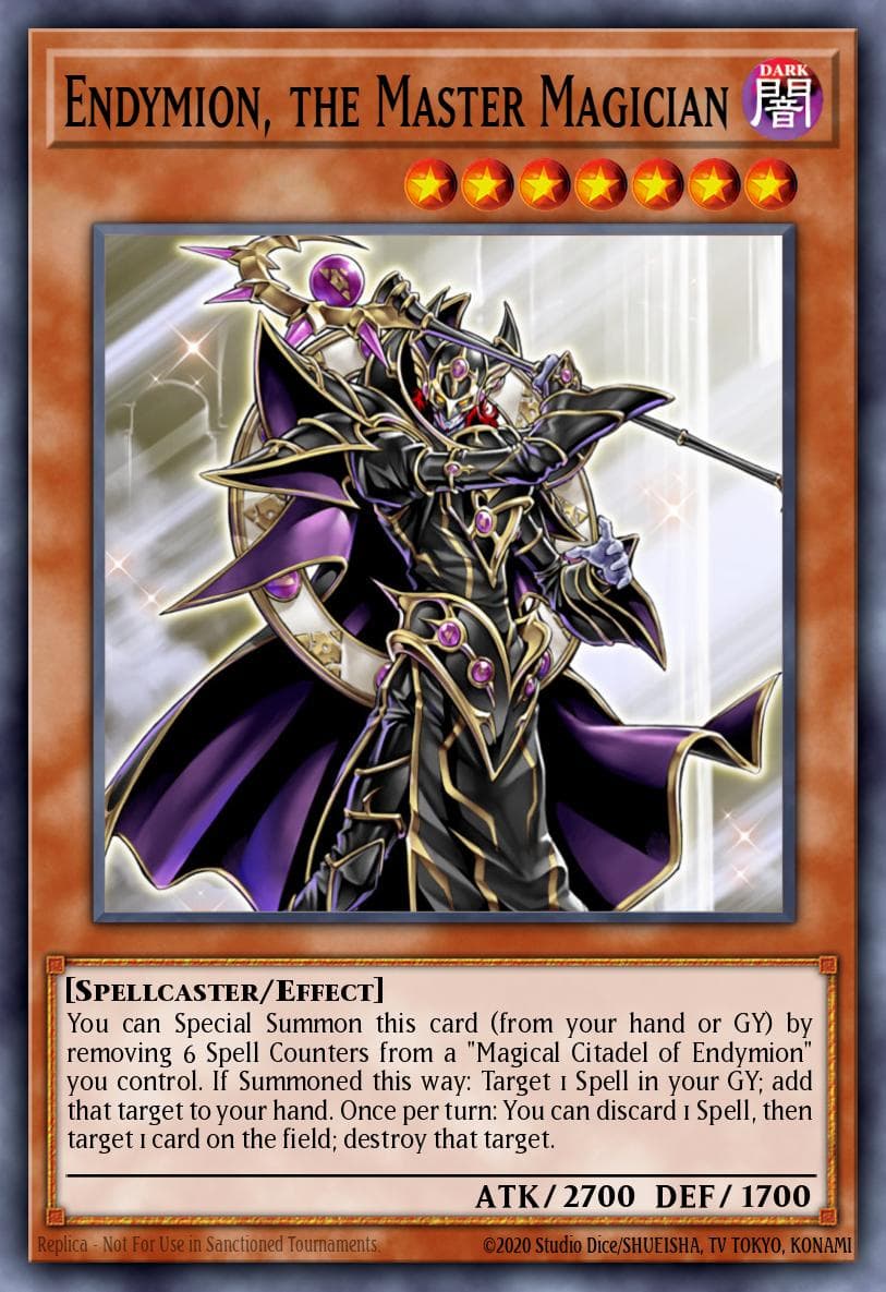 Endymion, the Master Magician Structure Deck: Order of the Spellcasters card