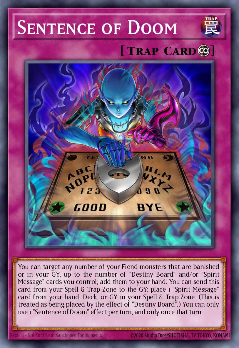 Sentence of Doom Legendary Duelists: Immortal Destiny card