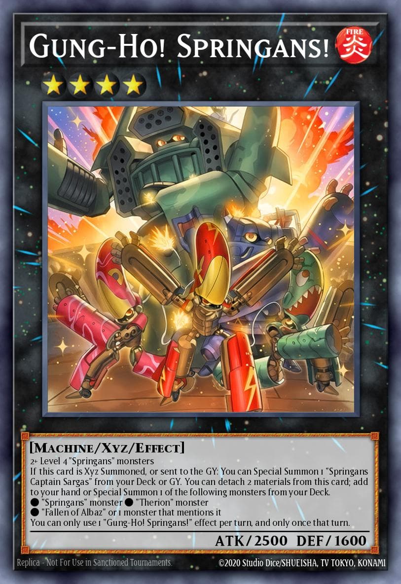 Gung-Ho! Springans! Burst Protocol card