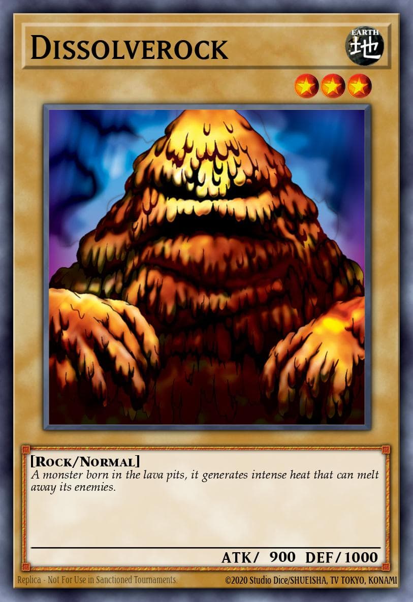 Dissolverock Legend of Blue Eyes White Dragon card