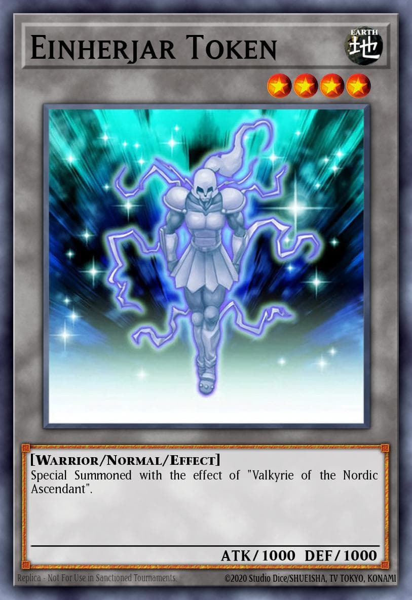 Einherjar Token 遊戲王 card
