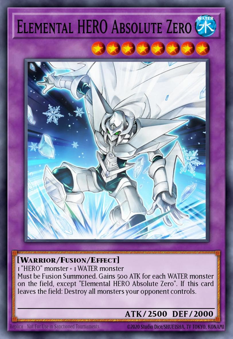 Elemental HERO Absolute Zero Generation Force: Special Edition card