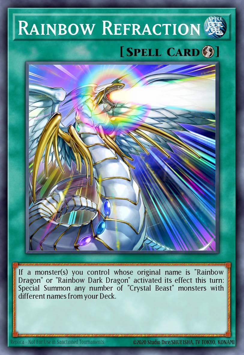 Rainbow Refraction Structure Deck: Legend of the Crystal Beasts card