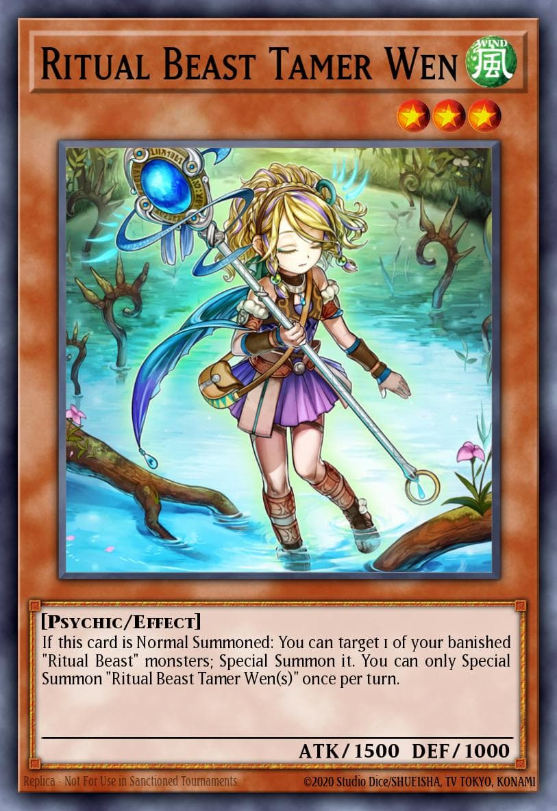 Ritual Beast Tamer Wen The Secret Forces card