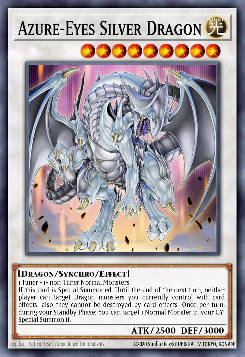 Azure-Eyes Silver Dragon Legendary Decks II card
