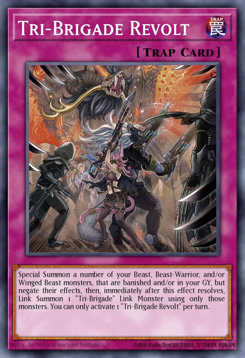 Tri-Brigade Revolt 25th Anniversary Rarity Collection card