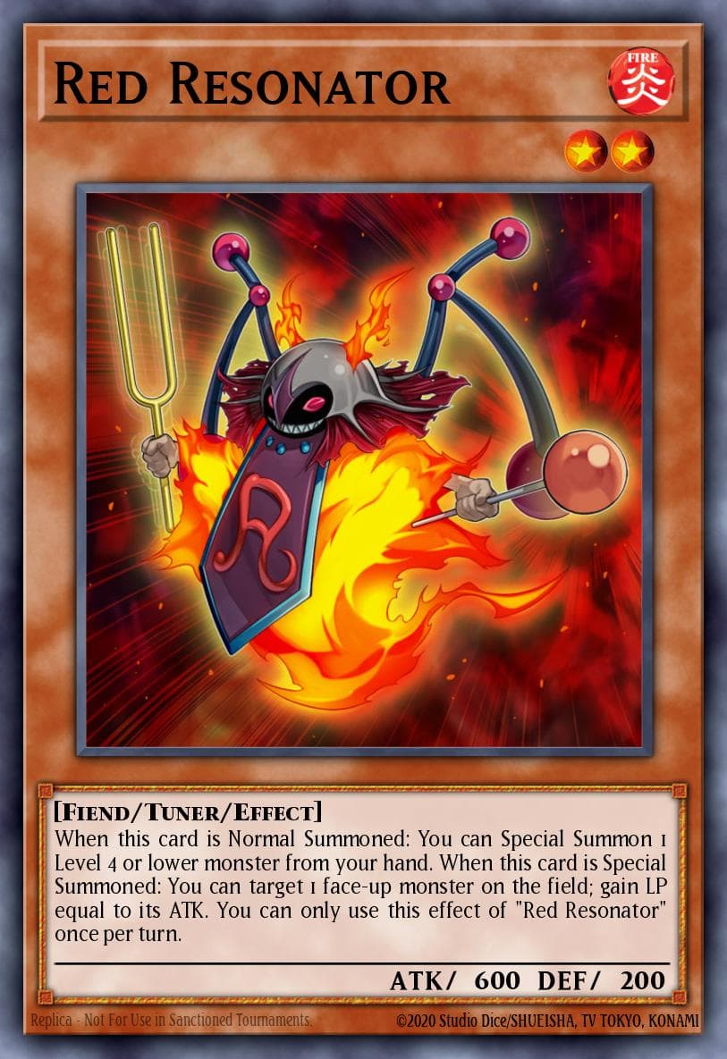 Red Resonator High-Speed Riders card