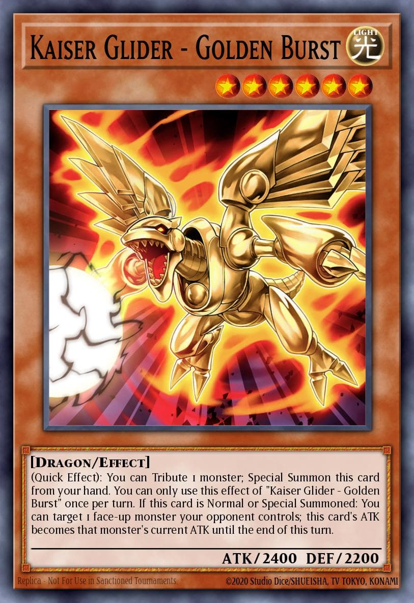 Kaiser Glider - Golden Burst Legendary Duelists: Season 3 card