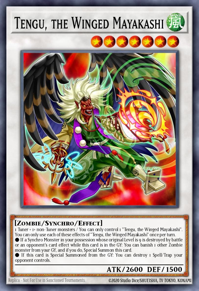 Tengu, the Winged Mayakashi Hidden Summoners card