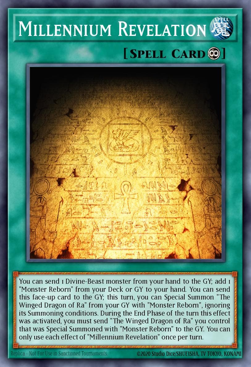Millennium Revelation Legendary Duelists: Rage of Ra card