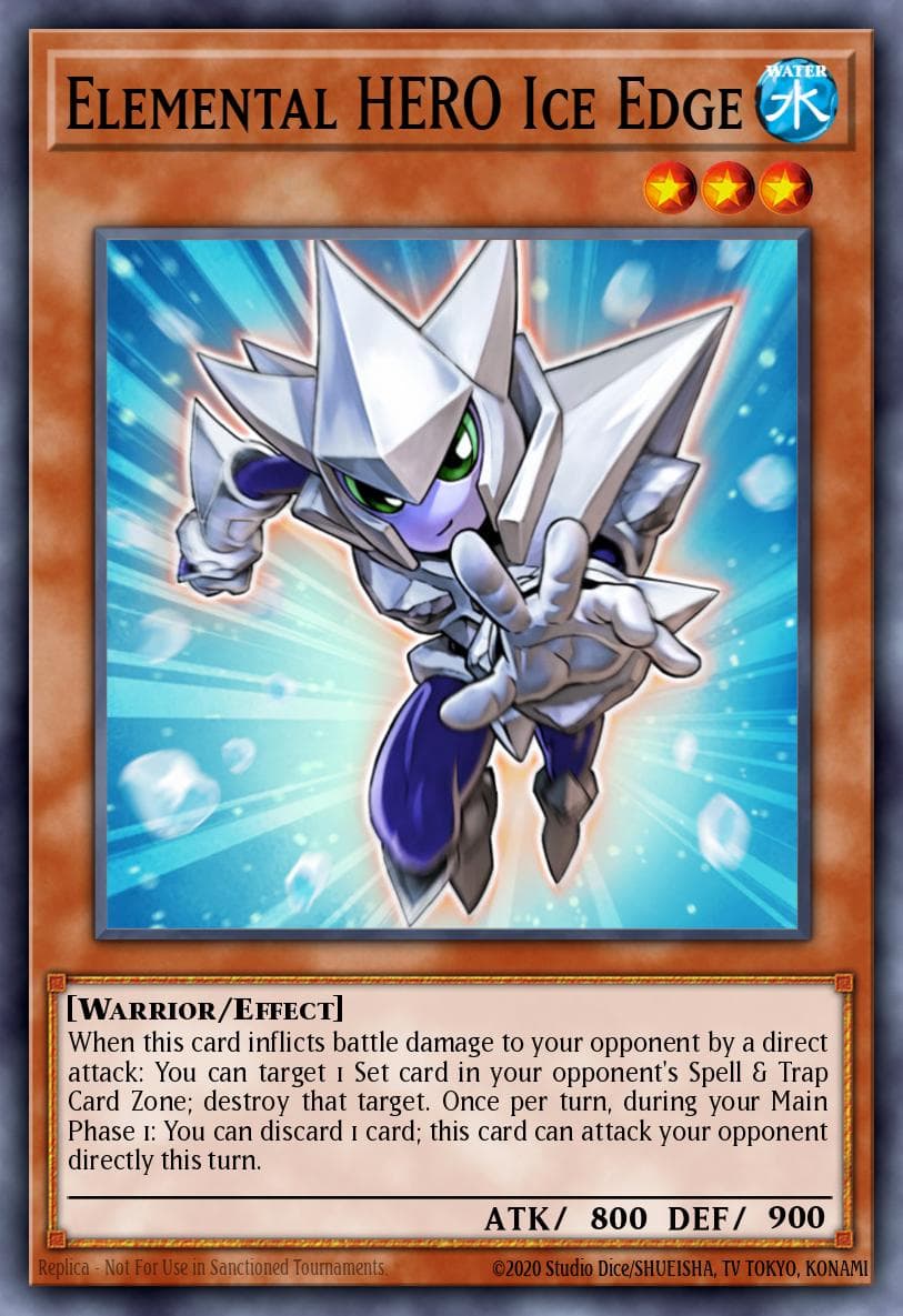 Elemental HERO Ice Edge Storm of Ragnarok: Special Edition card