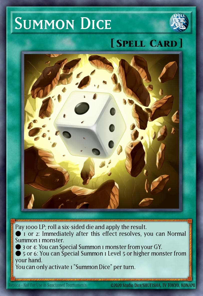 Summon Dice Battles of Legend: Relentless Revenge card