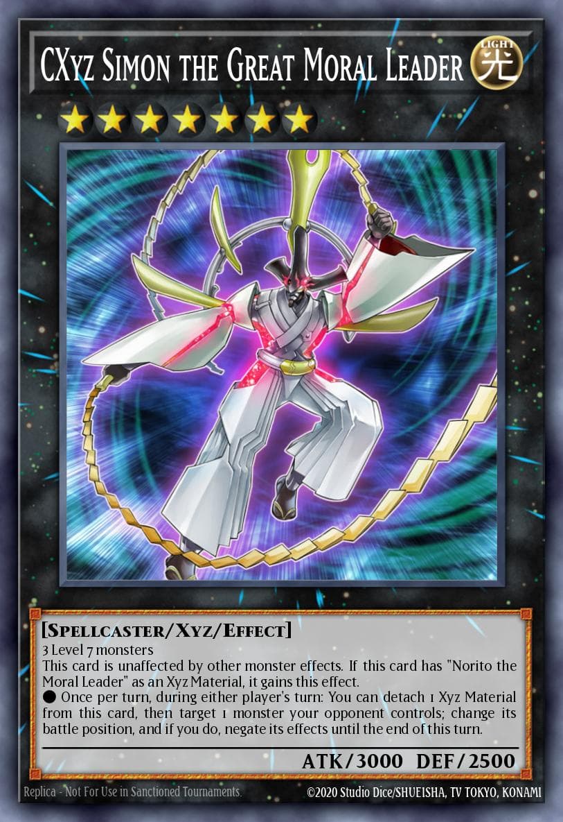 CXyz Simon the Great Moral Leader Number Hunters card
