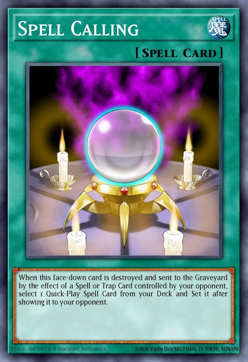 Spell Calling 游戏王 card