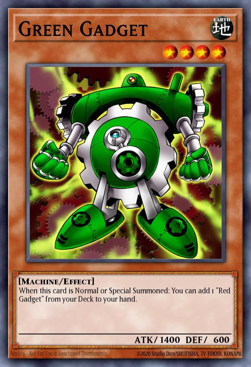 Green Gadget Geargia Rampage Structure Deck card