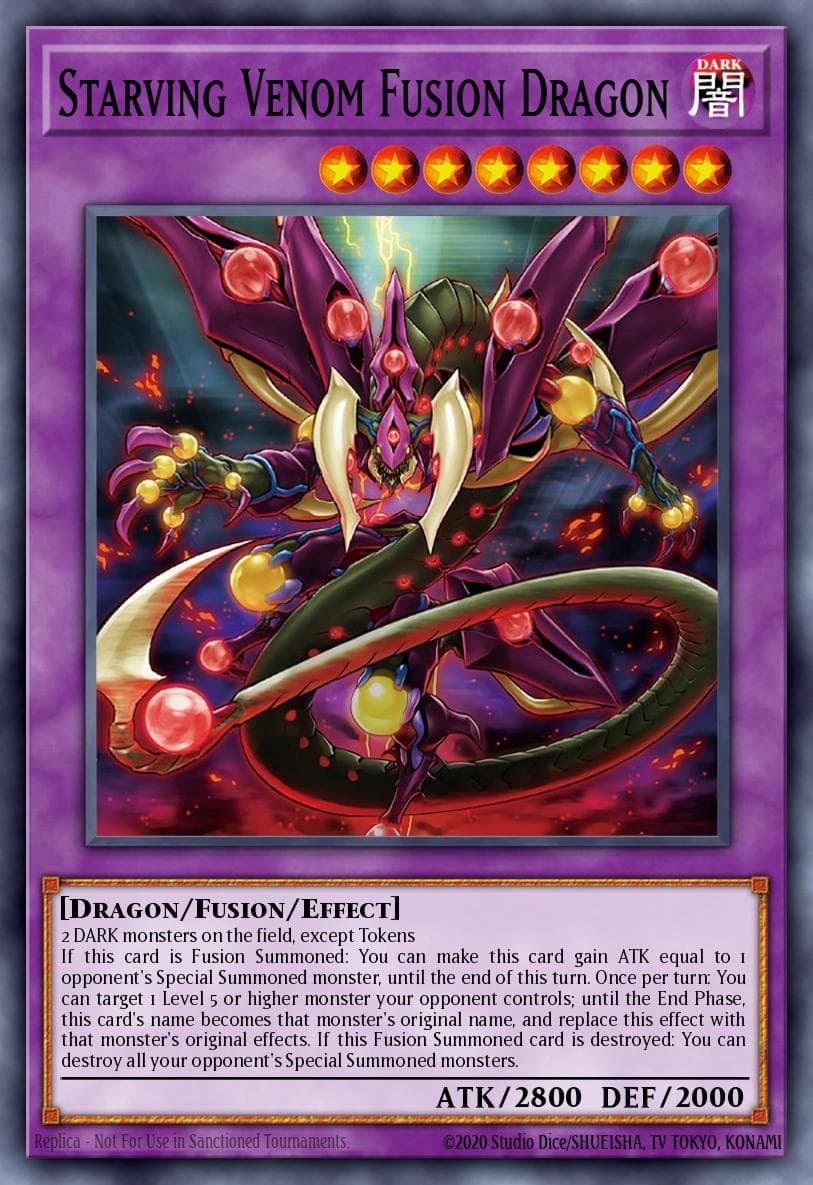 Starving Venom Fusion Dragon Legendary Duelists: Immortal Destiny card