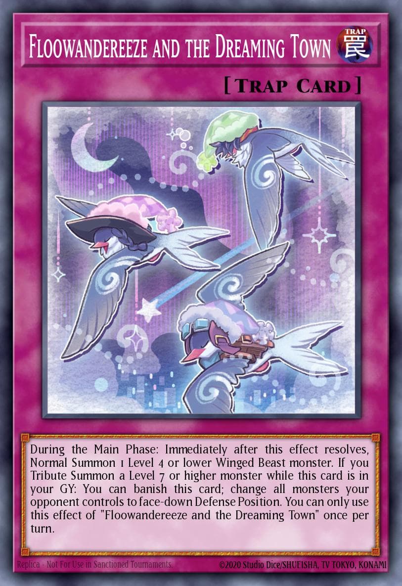 Floowandereeze and the Dreaming Town Burst of Destiny card
