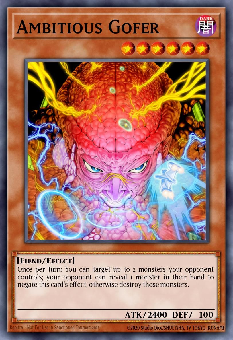 Ambitious Gofer 遊戲王 card