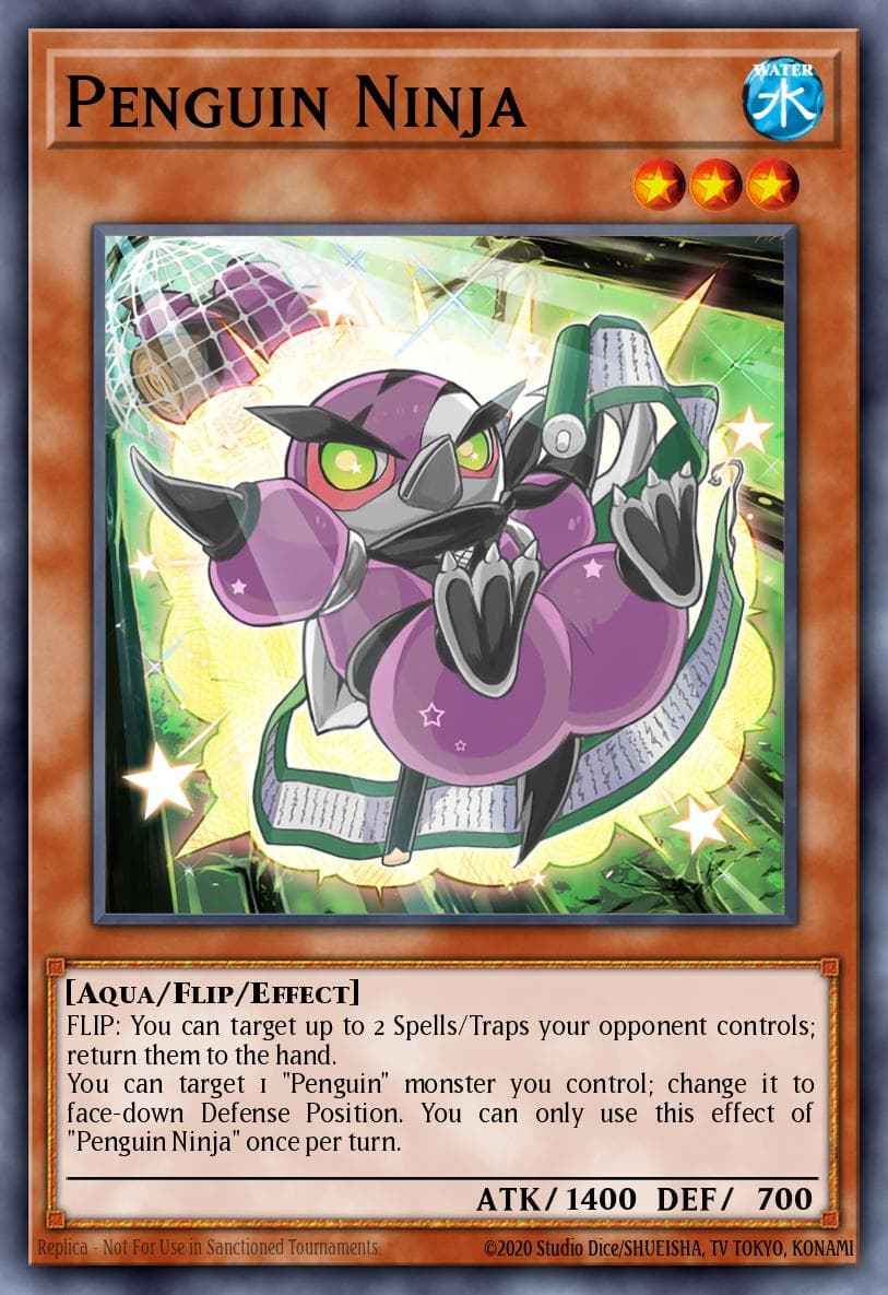 Penguin Ninja Burst of Destiny card