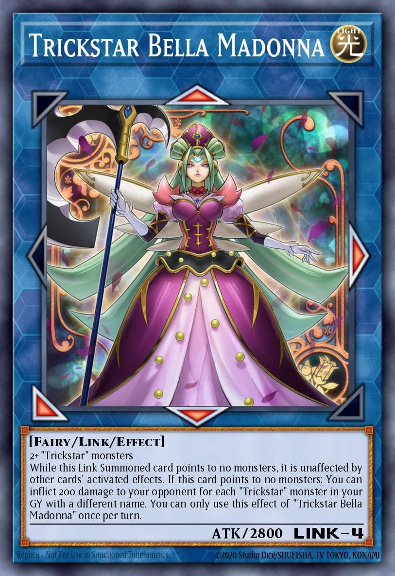 Trickstar Bella Madonna Flames of Destruction Special Edition card