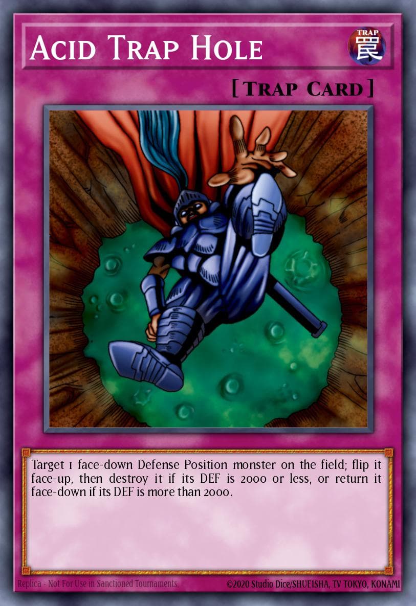 Acid Trap Hole Yu-Gi-Oh! Dark Duel Stories promotional cards card