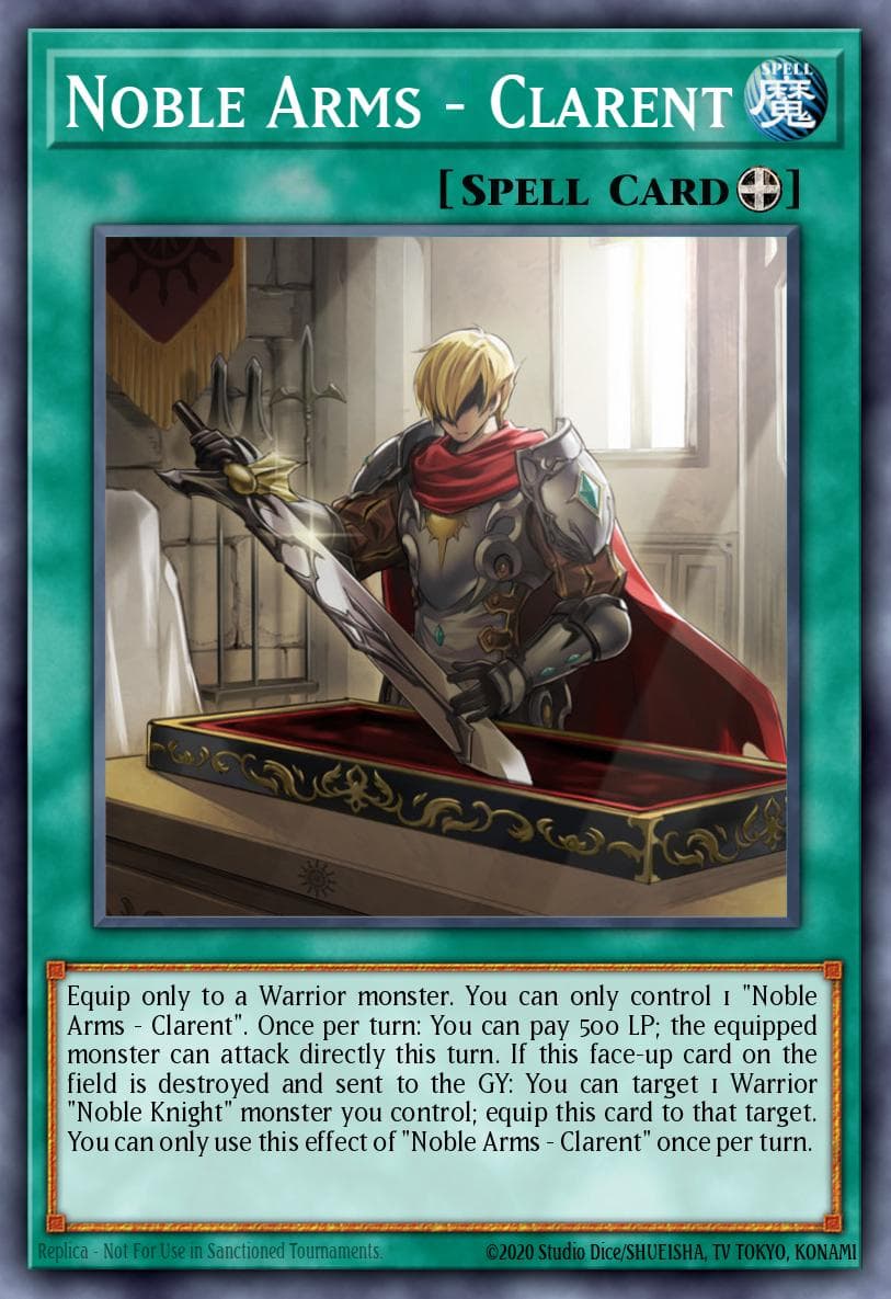 Noble Arms - Clarent 2019 Gold Sarcophagus Tin Mega Pack card