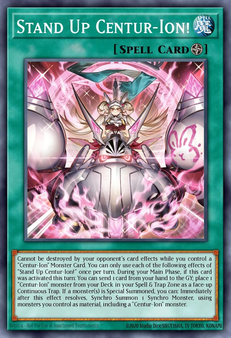 Stand Up Centur-Ion! Rarity Collection 5 card