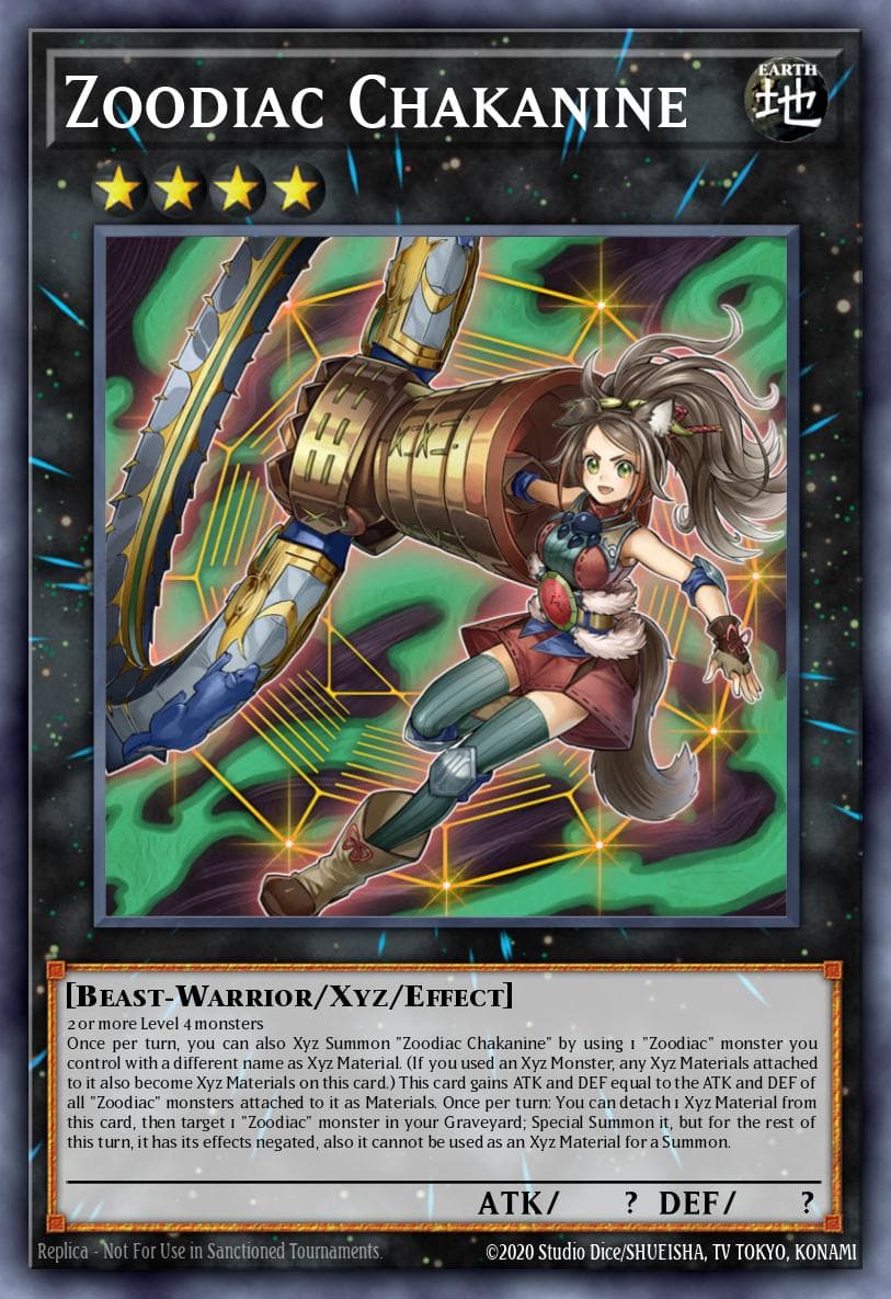 Zoodiac Chakanine Maximum Crisis: Special Edition card