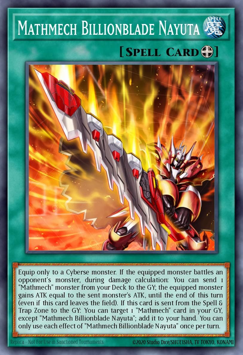 Mathmech Billionblade Nayuta Mystic Fighters card