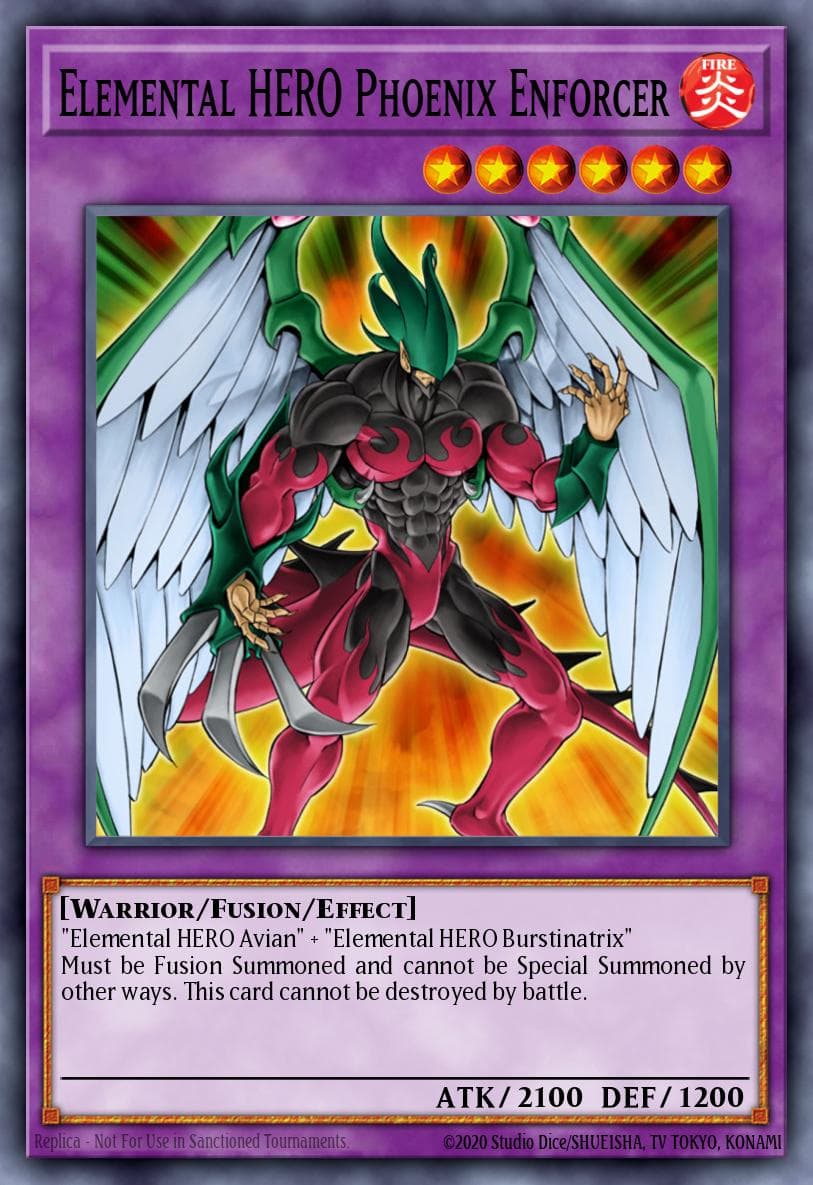 Elemental HERO Phoenix Enforcer Dark Revelation Volume 4 card