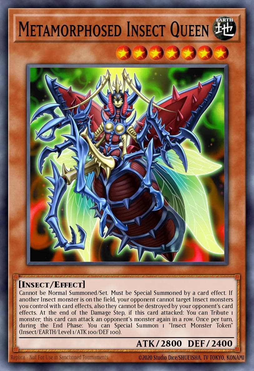 Metamorphosed Insect Queen Legendary Duelists: Ancient Millennium card