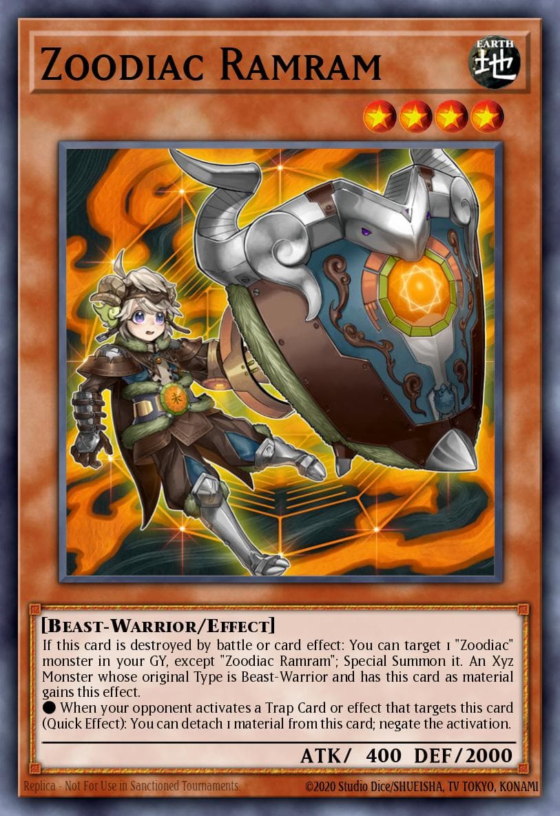 Zoodiac Ramram OTS Tournament Pack 5 card