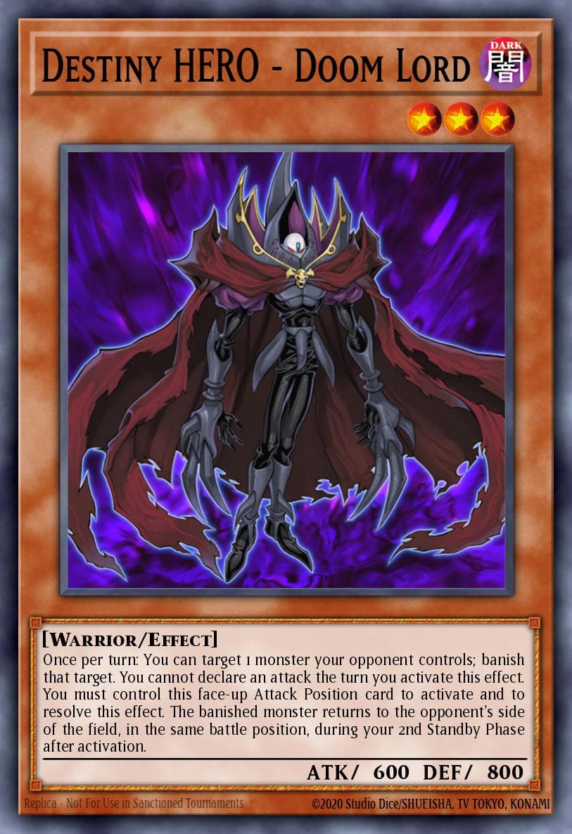 Destiny HERO - Doom Lord Dark Revelation Volume 4 card