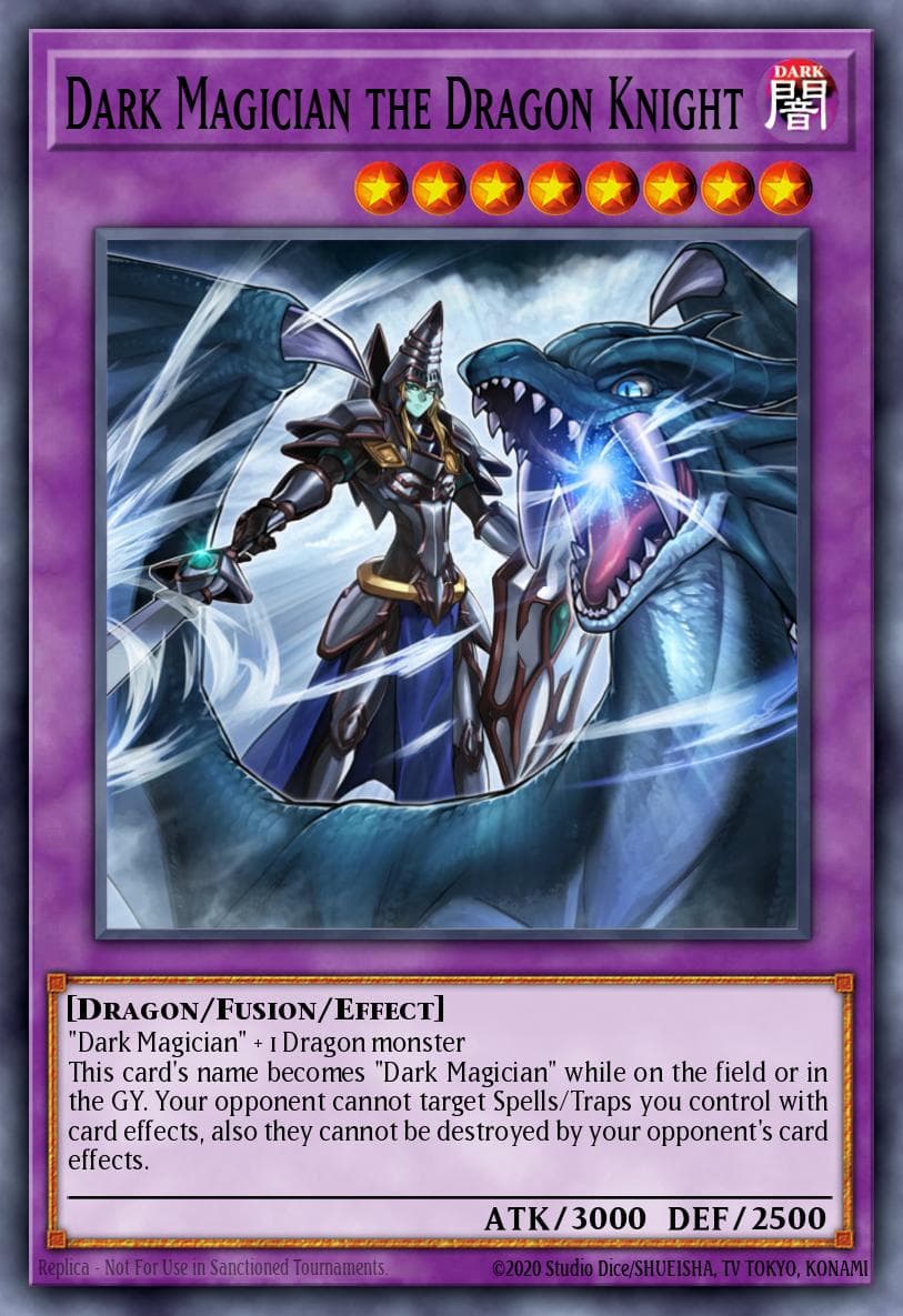 Dark Magician the Dragon Knight Legendary Dragon Decks card