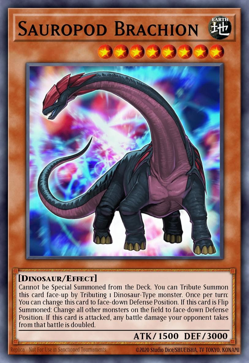 Sauropod Brachion Ancient Prophecy: Special Edition card