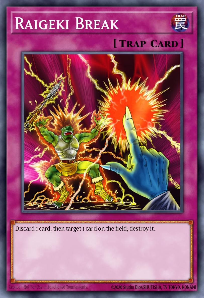 Raigeki Break Pharaonic Guardian card