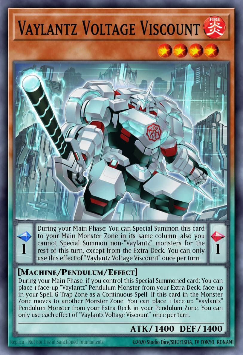 Vaylantz Voltage Viscount Tactical Masters card
