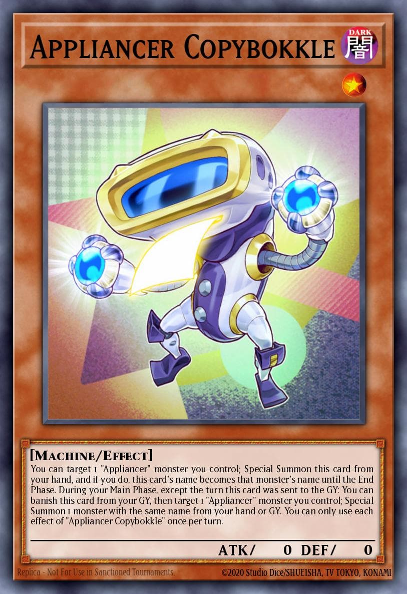 Appliancer Copybokkle Battles of Legend: Armageddon card