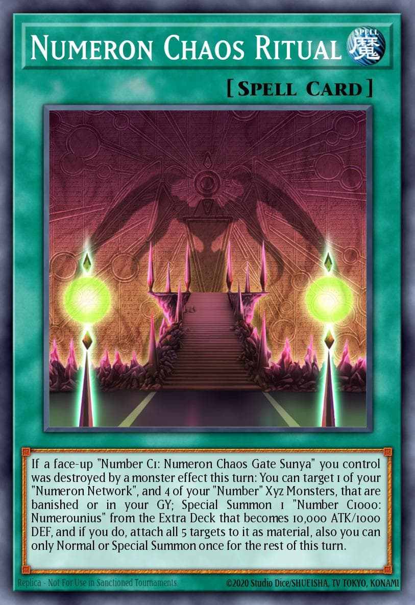 Numeron Chaos Ritual Maximum Gold: El Dorado card