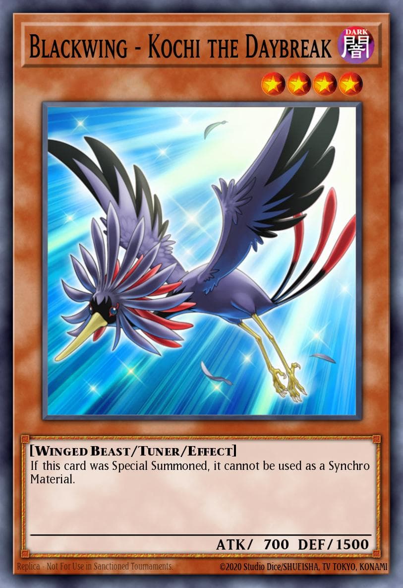 Blackwing - Kochi the Daybreak Duelist Pack: Crow card