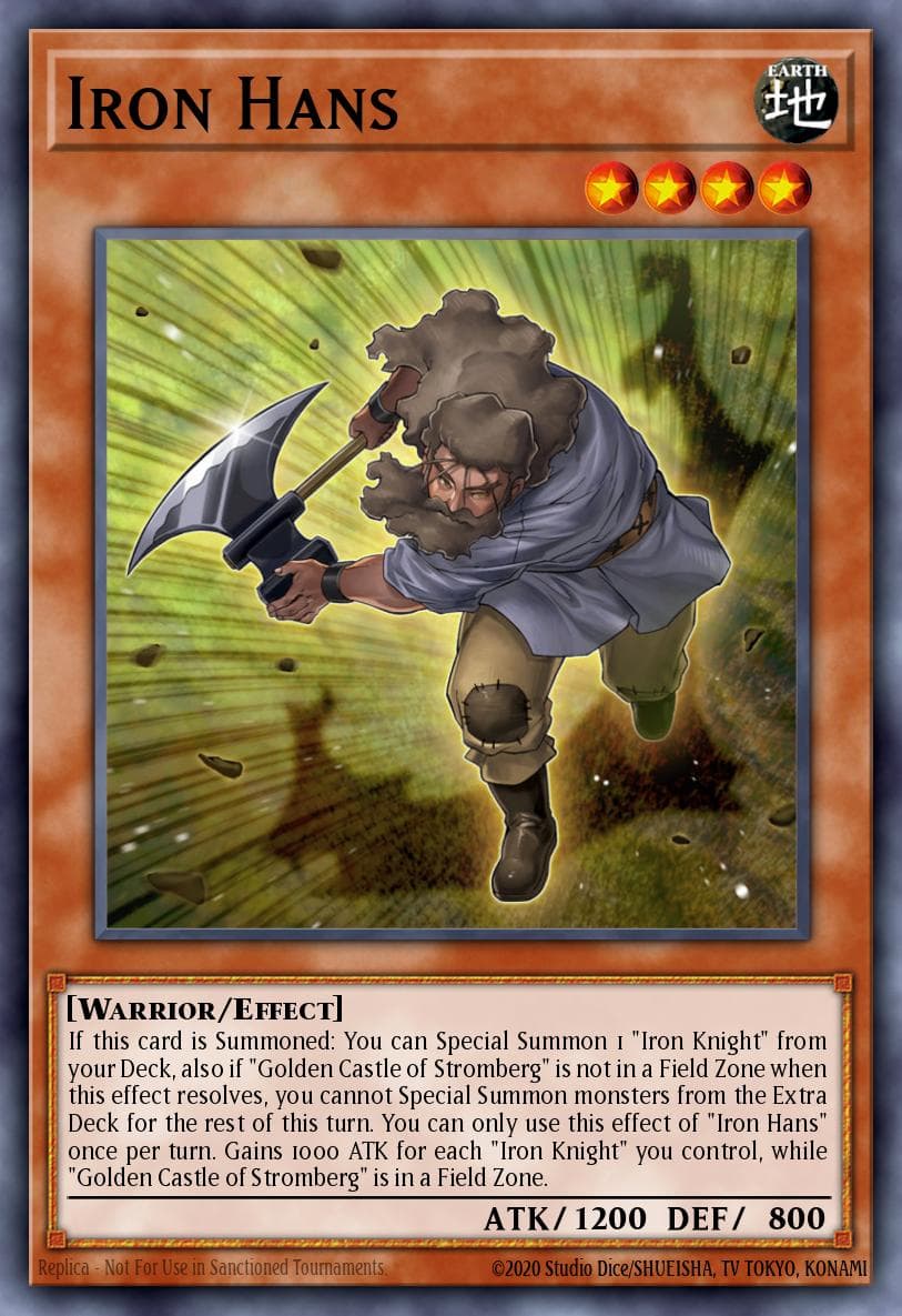 Iron Hans Battles of Legend: Relentless Revenge card