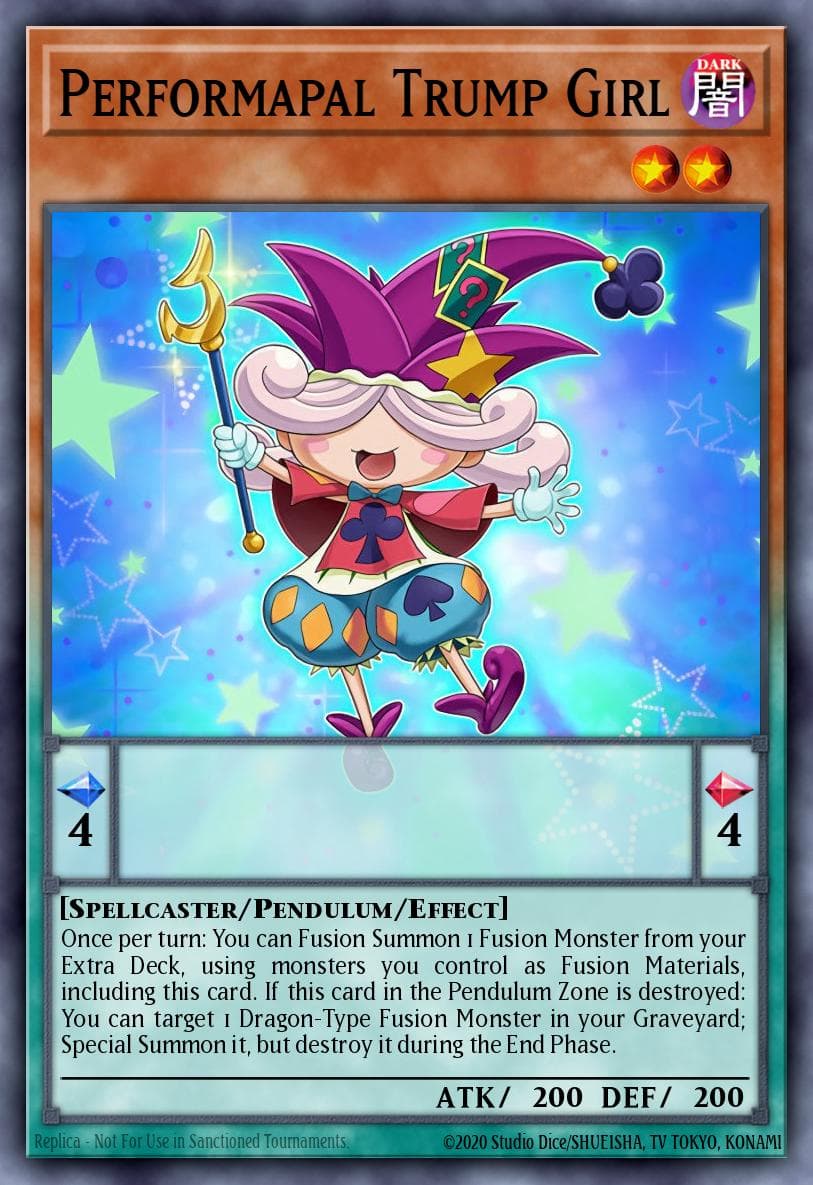Performapal Trump Girl 2016 Mega-Tin Mega Pack card