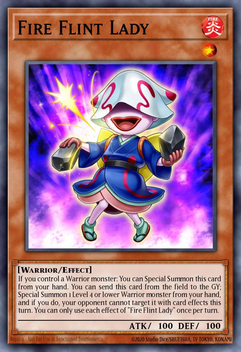 Fire Flint Lady Battles of Legend: Armageddon card