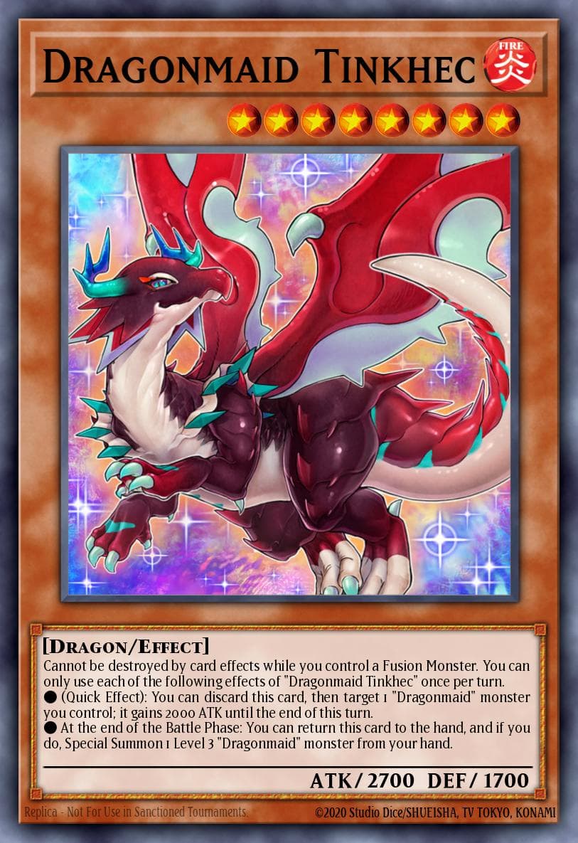 Dragonmaid Tinkhec Mystic Fighters card
