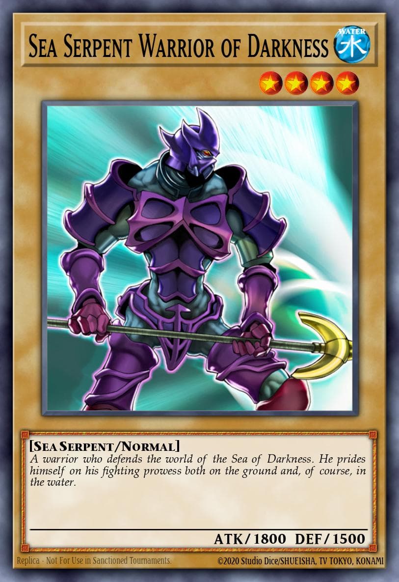 Sea Serpent Warrior of Darkness Structure Deck: Fury from the Deep card